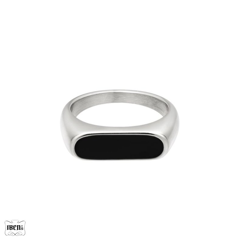 Ring | Enulie| Black bar | slvfarve