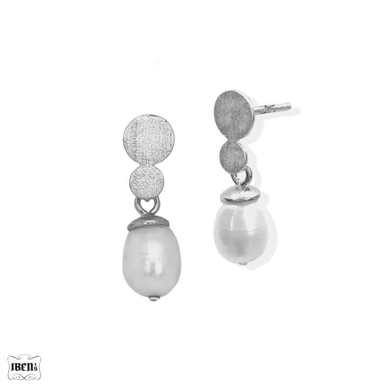 rering | Royal | Duble coin med ferskvandsperle | Slv