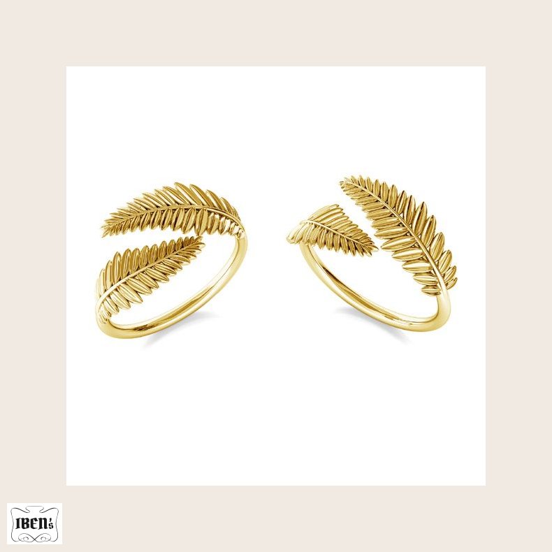 Ring | Fern | forgyldt