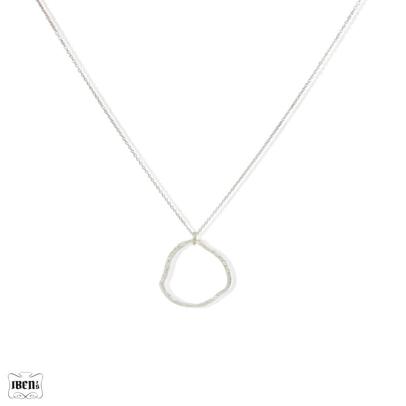 Halskde | Hammered| sterling slv