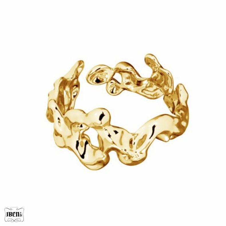 Ring | Wave | forgyldt